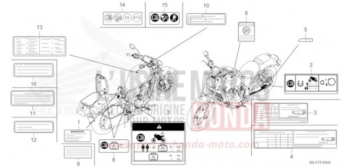 ETIQUETTE DE PRECAUTIONS CMX1100AT de 2026